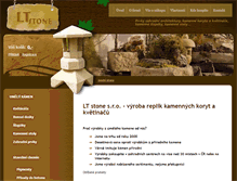 Tablet Screenshot of ltstone.cz